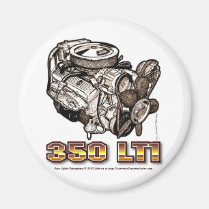 350 LT1 Corvette Engine Magneet