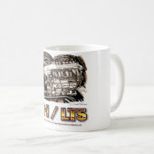 350 LT5 ZR1 Corvette Engine Koffiemok (Voorkant rechts)