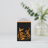 350 ml [orange] Carte de visite (Debout devant)