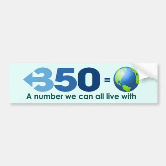350 nu! bumpersticker (Voorkant)