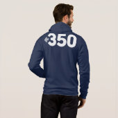 350 Zipper Hoodie (Achterkant volledig)