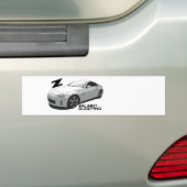 350Z Aint slapen Bumpersticker (Op auto)