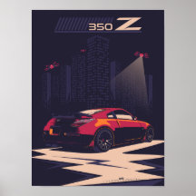 350Z auto illustratie kunst