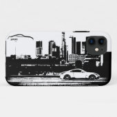 350Z Rolling shot zwarte penseelstreek logo Case-Mate iPhone Case (Achterkant (horizontaal))