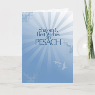 3572 Pascha Shalom en Beste wensen Kaart