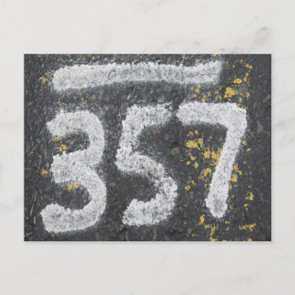 357 Mason's and Angel Number Briefkaart