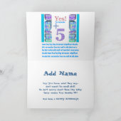 35 45 55 65 75 85 95 Years Young! Gelukkige verjaa Kaart (Binnen)