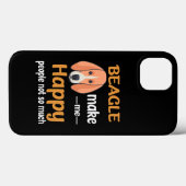 35 Beagle Maak me blij Case-Mate iPhone Case (Achterkant (horizontaal))