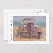 "35 Chevy Truck Briefkaart (Voorkant / Achterkant)