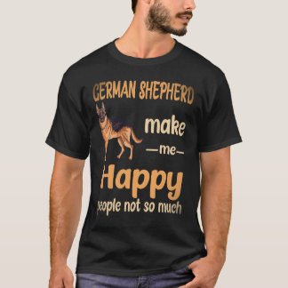 35 Duitse Herders Maken Me Gelukkig Mensen Niet Zo T-shirt