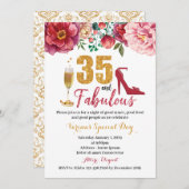 35 et fabuleuse invitation d'anniversaire pour les (Devant / Derrière)