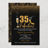 35 et fabuleuse invitation d'anniversaire pour les (Devant / Derrière)
