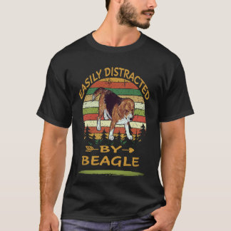 35 Gemakkelijk Afleidd Door Beagle T-shirt