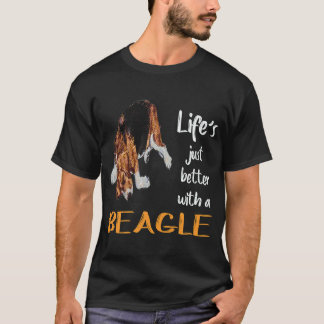 35 Het leven is gewoon beter met een Beagle T-shirt