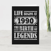 35 jaar oud 1990 Geboorte van de legende 35e verja