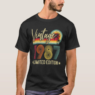 35 Jaar Oud Vintage 1987 35e Dag T-shirt
