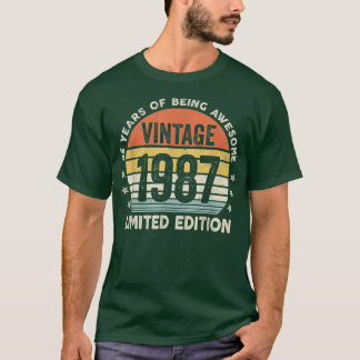 35 jaar oude  editie 1987 Limited Edition Gifts 35 T-shirt