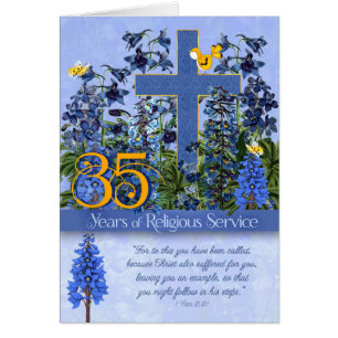 35 jaar Religieuze Service Larkspur Scripture