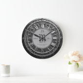 35 Jaar  Silver Look Bruiloft Jubileum Grote Klok (Huis)