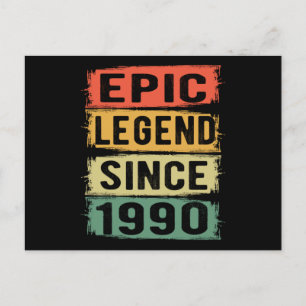 35 Jaar Verjaardag Epische Legende 35e Verjaardag  Briefkaart