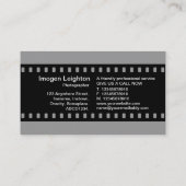 35 mm film 04 visitekaartje (Achterkant)