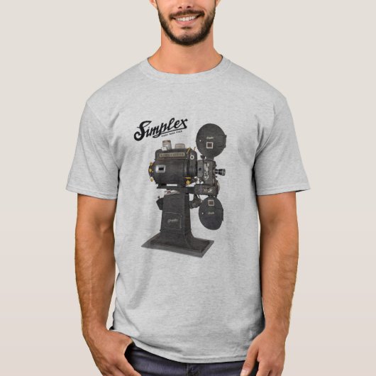 35-mm projector ''Simplex' T-shirt (Voorkant)