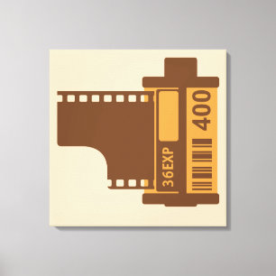 35 mm SLR-camera Canvas Afdruk