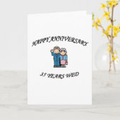 35. TROUWJUBILEUM KAART (Gele Bloem)