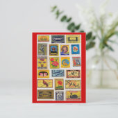 #35 Veiligheidsmatchen  Briefkaart (Staand voorkant)