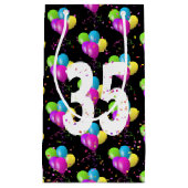35e Anniversaire Balloons et Confetti Petit Sac Ca (Devant)