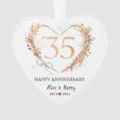 35e anniversaire du Mariage Céramique (devant)