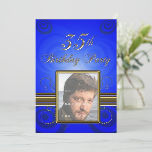 35e anniversaire Invitation (Debout devant)