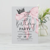 35e Anniversaire ⎮ Invitation Anniversaire Moderne (Debout devant)