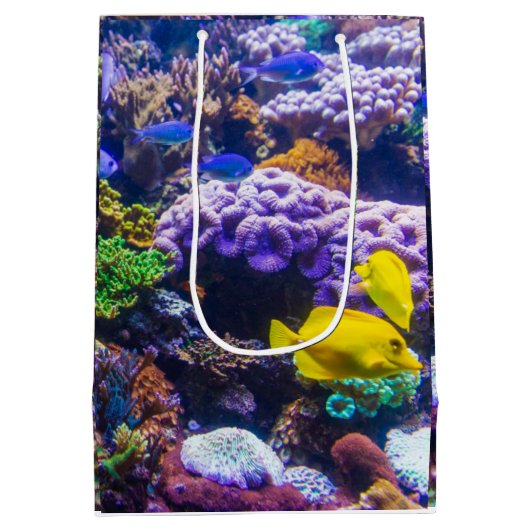 35e bruiloft Jubileum koraal Medium Cadeauzakje (Achterkant)