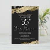 35e Classe Réunion Invitation Noir et Or (Debout devant)