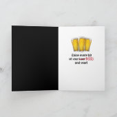 35e jaarsparkler in bier kaart (Binnen)