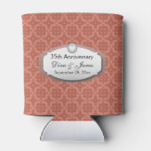 35e Jubileum Bruiloft Jubileum Koraal Z22 Blikjeskoeler (Achterkant)