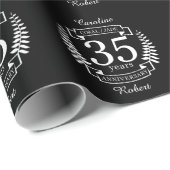 35e JUBILEUM JADE/CORAL Cadeaupapier (Rol Hoek)