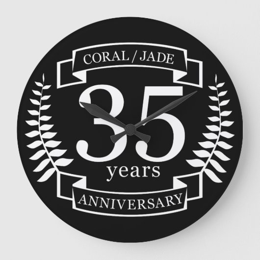 35e JUBILEUM JADE/CORAL Grote Klok (Voorkant)