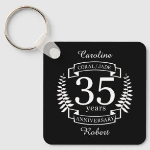 35e JUBILEUM JADE/CORAL Sleutelhanger
