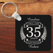 35e JUBILEUM JADE/CORAL Sleutelhanger (Voorkant)