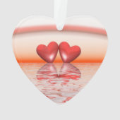 35e Jubileum koraalharten Ornament (achterkant)