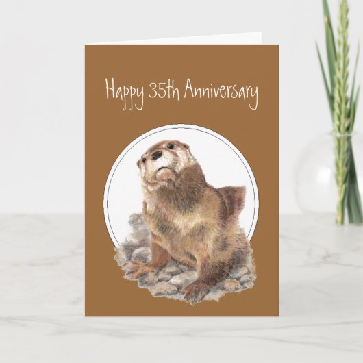 35e Jubileum otter be Proud, Congrats Kaart (Voorkant)