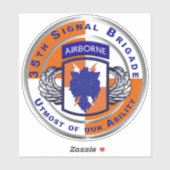 35e seinbrigade in de lucht sticker (Vel)