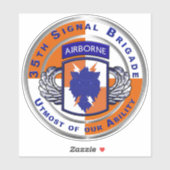 35e seinbrigade in de lucht sticker (Vel)
