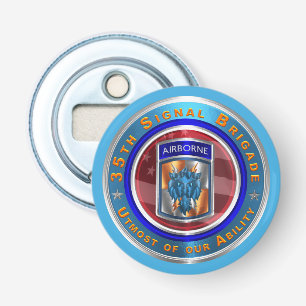 35e signaalbrigade-luchtbrug button flesopener