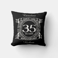 35e trouwdag Coral Jade crest