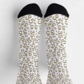 35e verjaardag Gold/White Random Number Pattern Sokken (Top)