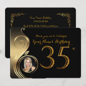 35ème, Invitation Anniversaire, Numéro Parties sci (Devant / Derrière)