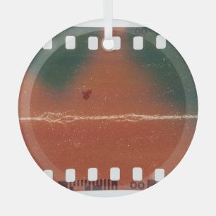35mm filmstrip start, coole krassen. glas ornament